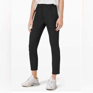 Lululemon City Sleek 5 Pocket 7/8 Pant Black Career Wear Workplace Size 6